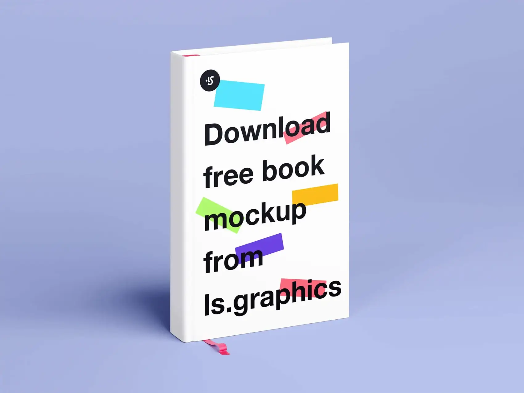Free Hard Cover Book Mockup 1
