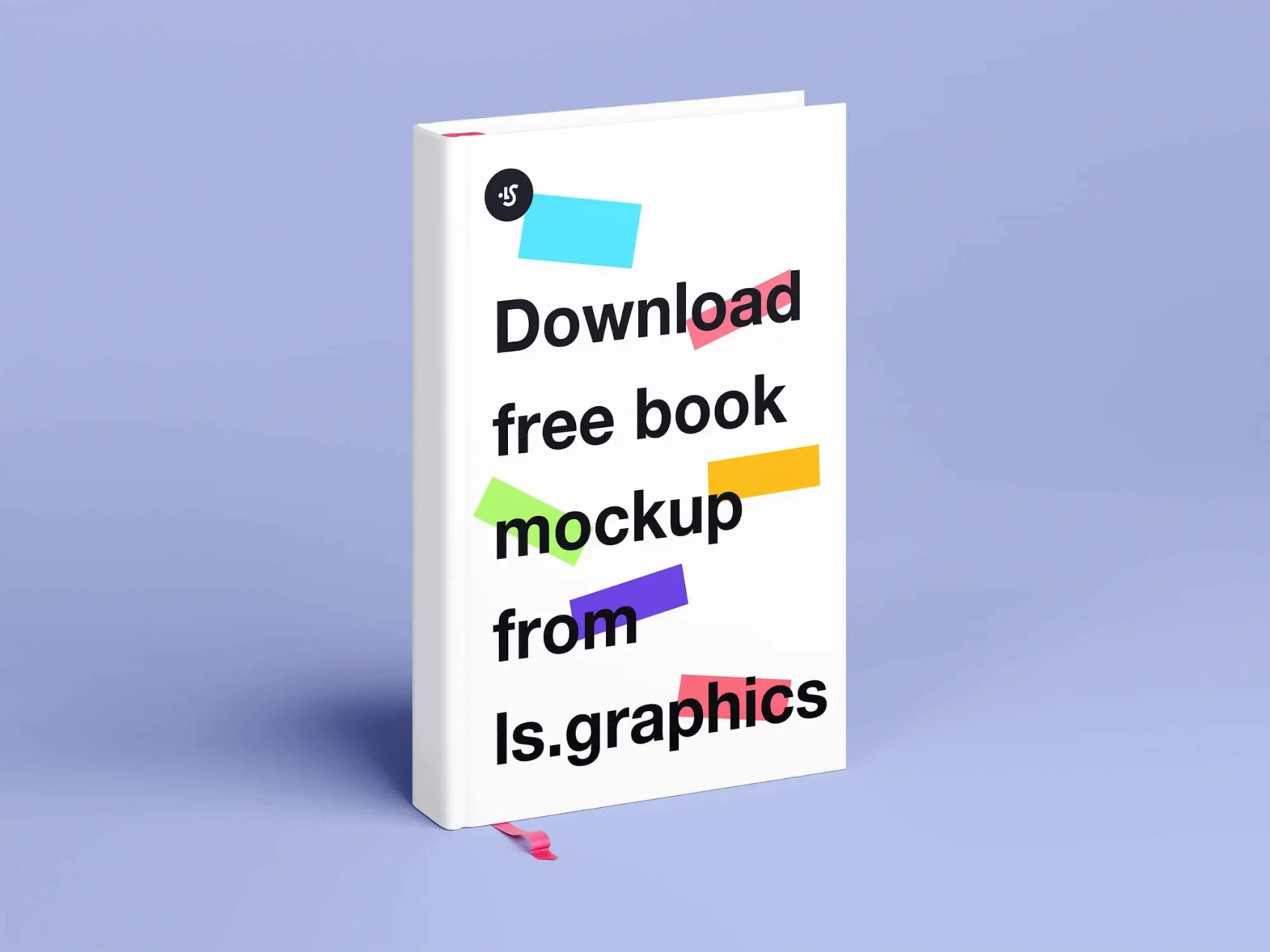 Free Hard Cover Book Mockup 1