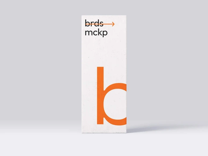 Pylon Mockup in Front View, Isolated, 11