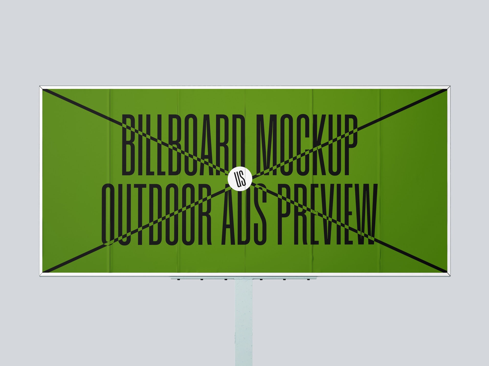 Billboard Mockup, Isolated, US Scene 02