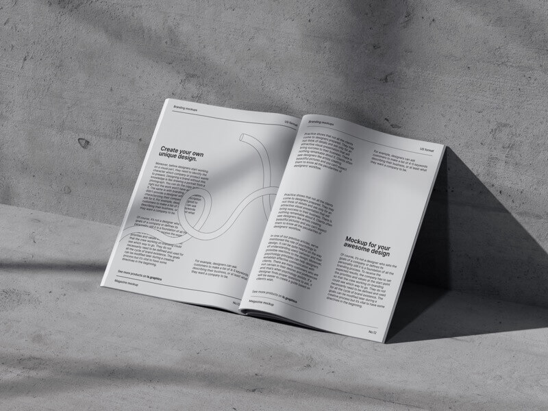 Bode, Magazine Mockup, US, 13
