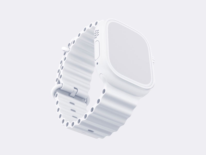 Watch Ultra Mockup, Clay 17