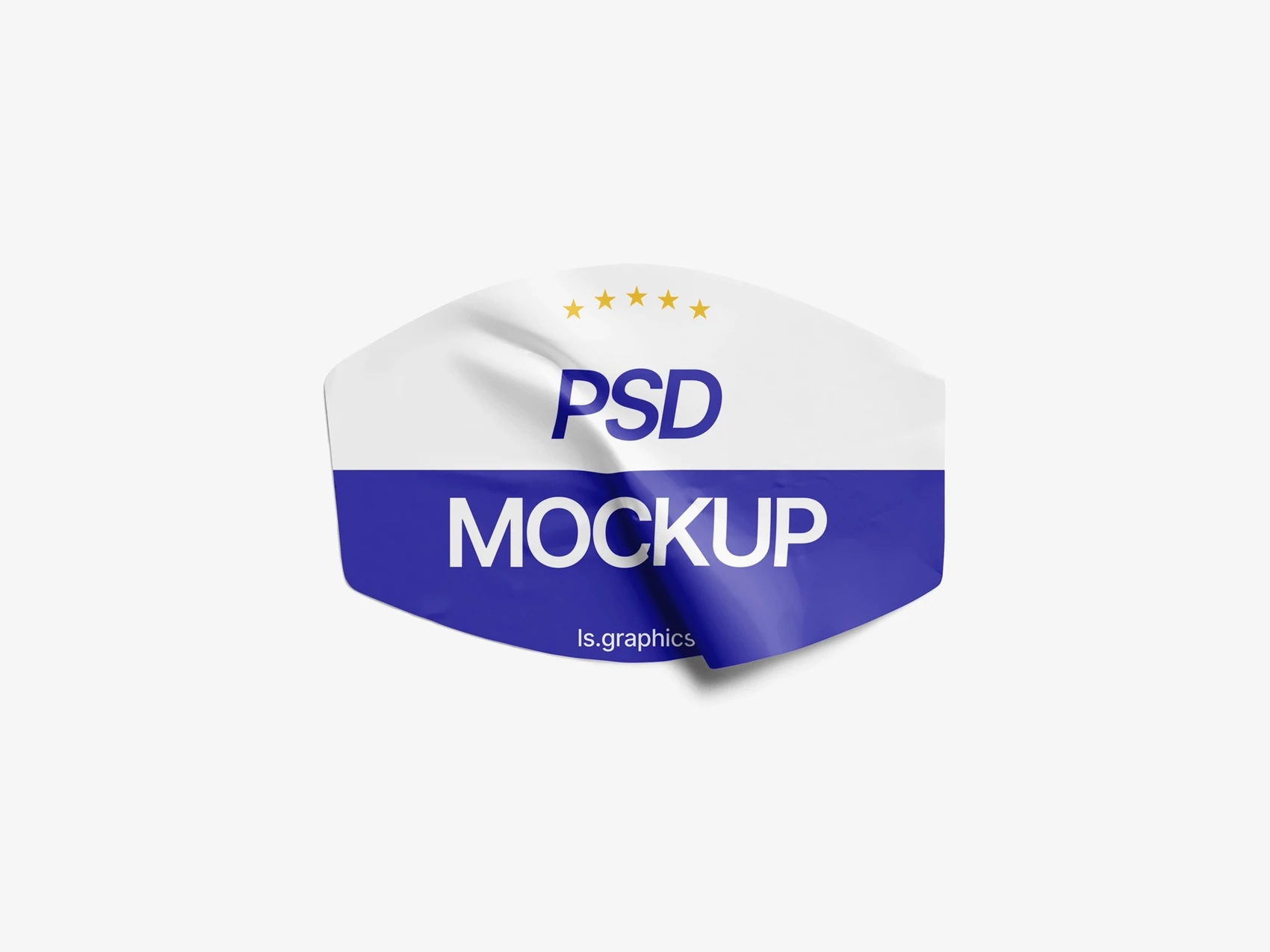 Glossy Sticker Mockup, Scene 16 1