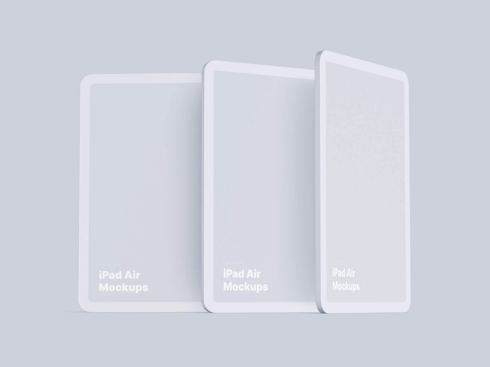 iPad Air (2020) Clay Mockups, 08 1