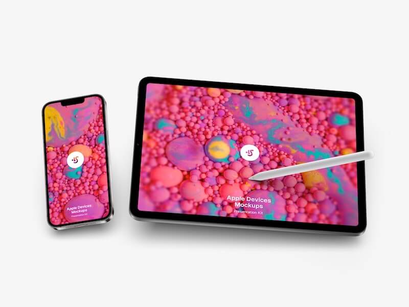 Apple Mockups Bundle, Realistic, 06