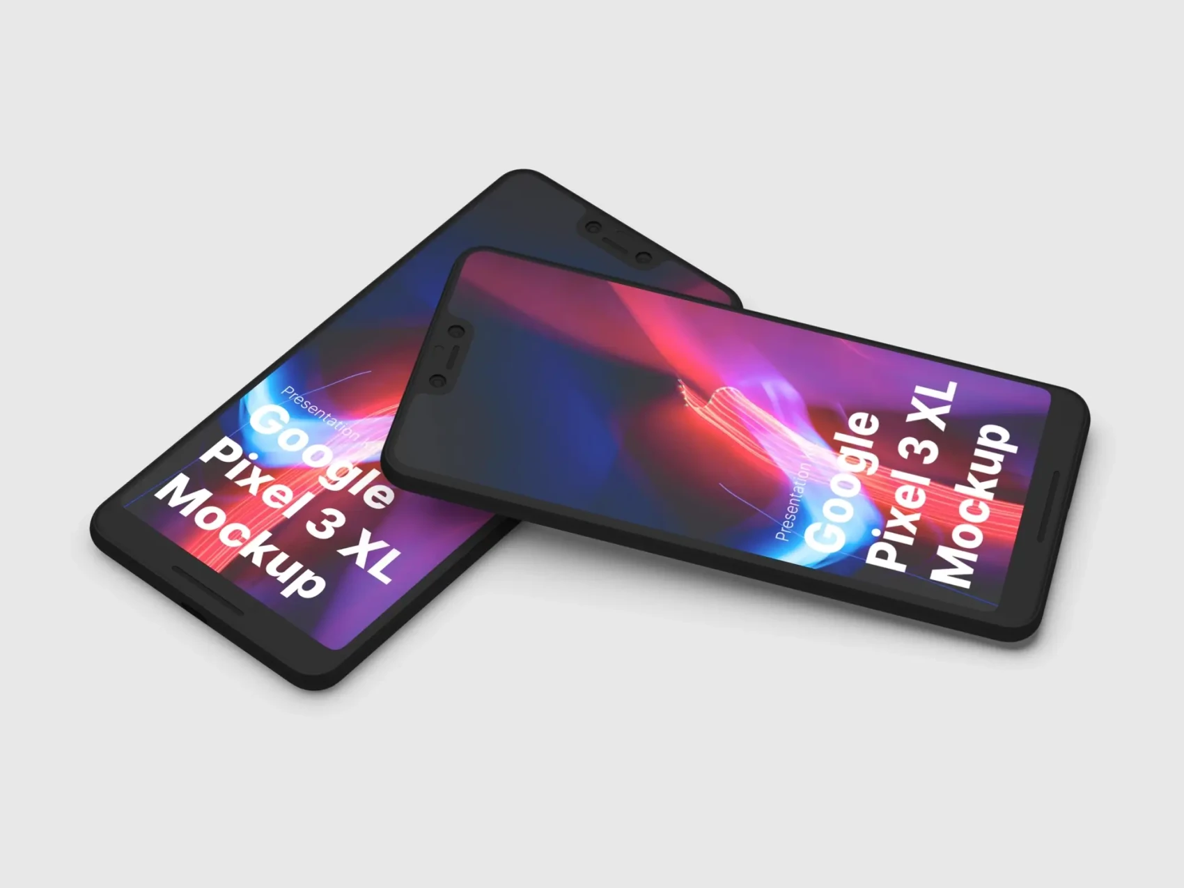 Google Pixel 3, Google Pixel 3 XL Mockups 43
