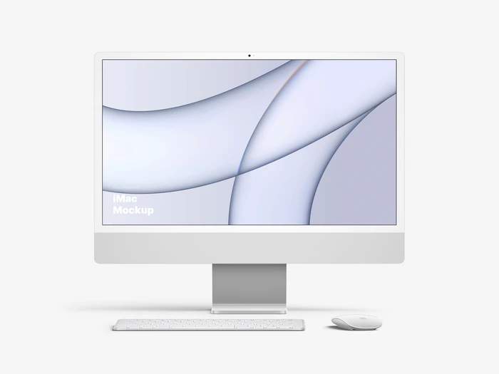 iMac 24-inch Mockups, 01