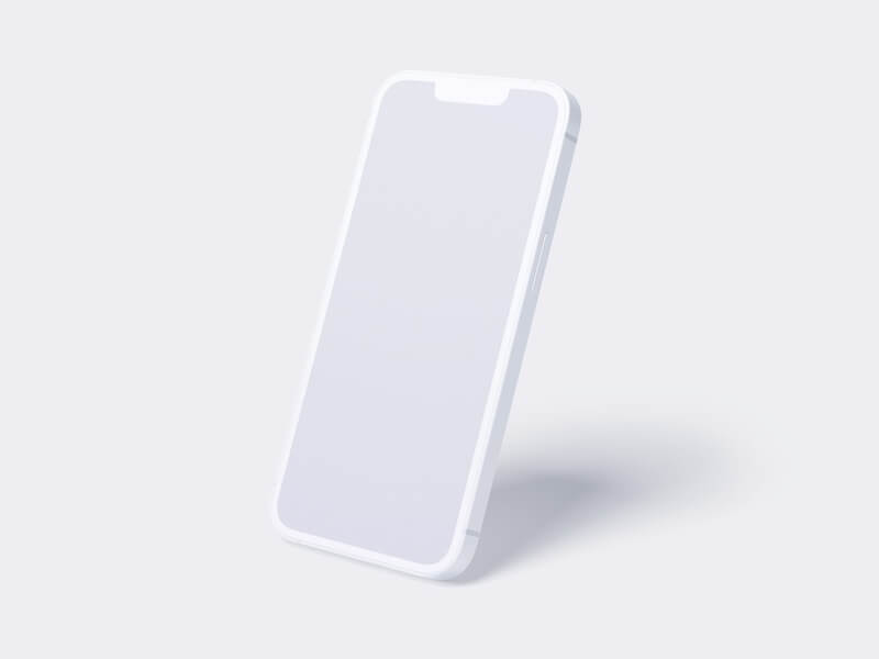 iPhone 13 Clay Mockups, 01