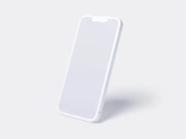 iPhone 13 Clay Mockups, 01