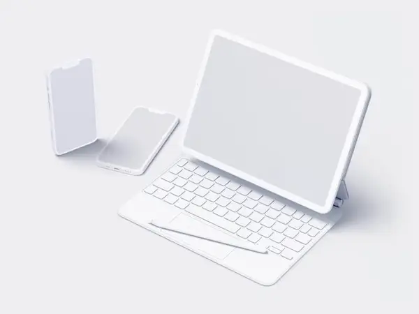 Apple Mockups Bundle, Clay, 07