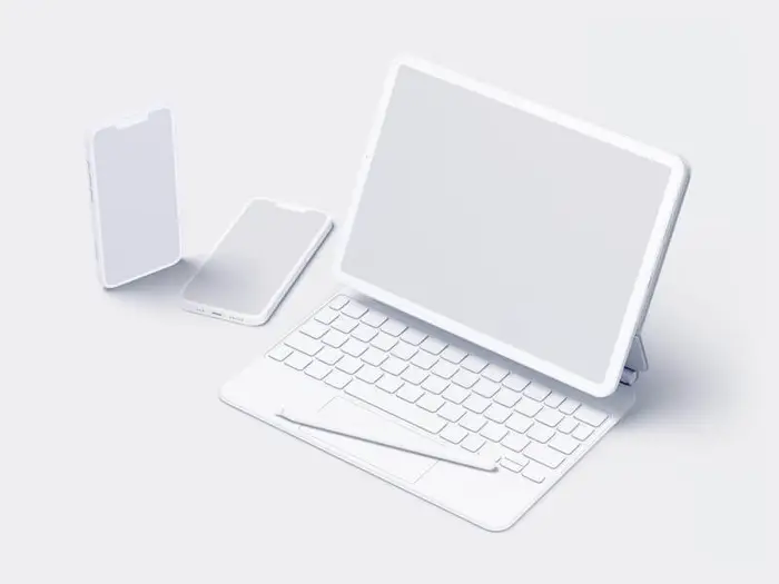 Apple Mockups Bundle, Clay, 07