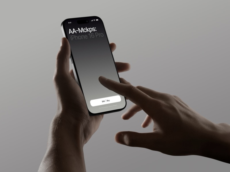 AA-Mockups: iPhone 16 Pro, Scene 03