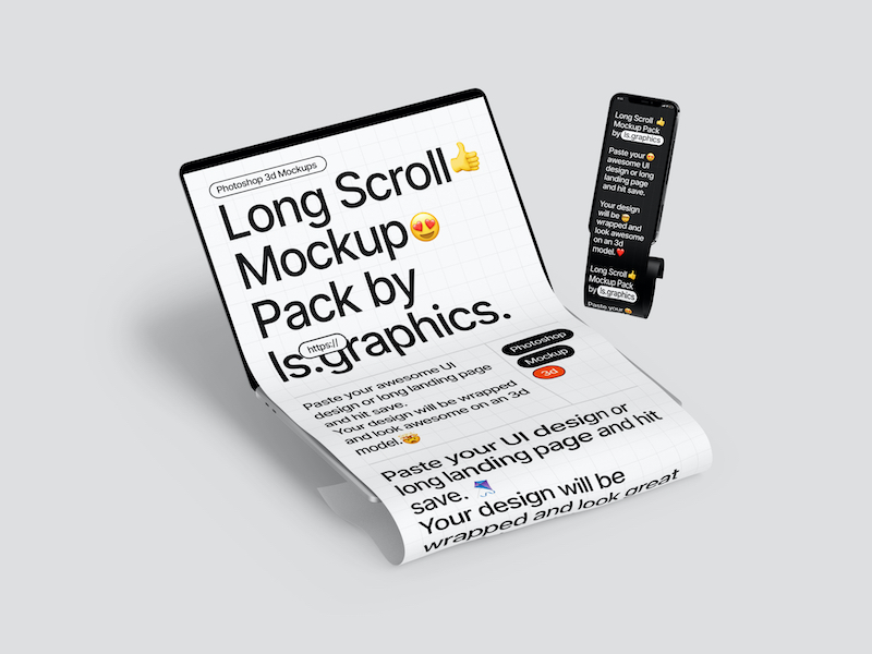 Long Scroll Mockups, 10