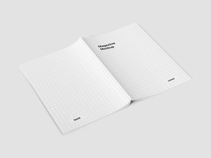 Magazine Mockup, EU Portrait, 09