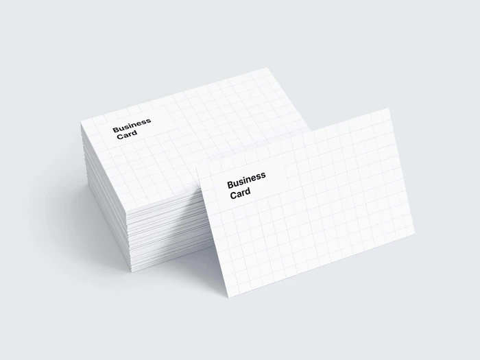 Business Card Mockups, EU-Angled, 13