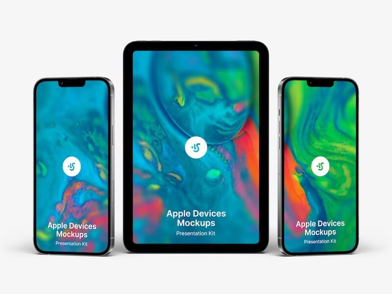 Apple Mockups Bundle, Realistic, 15