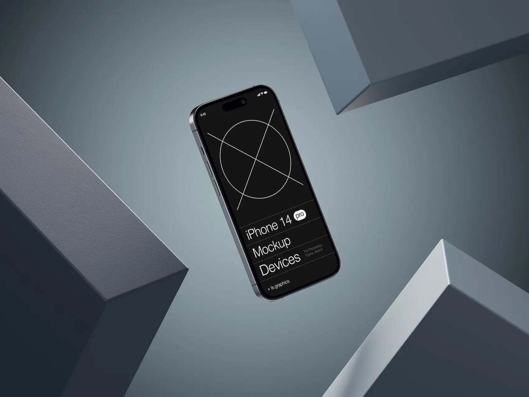 A-Mockups: iPhone 14 Pro, 02 1