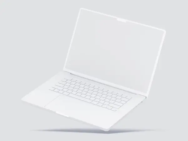 MacBook Pro 16 inch Clay Mockups, 01