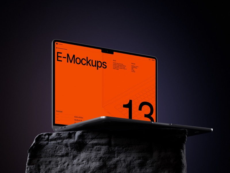 E-Mockups: MacBook Air, 06