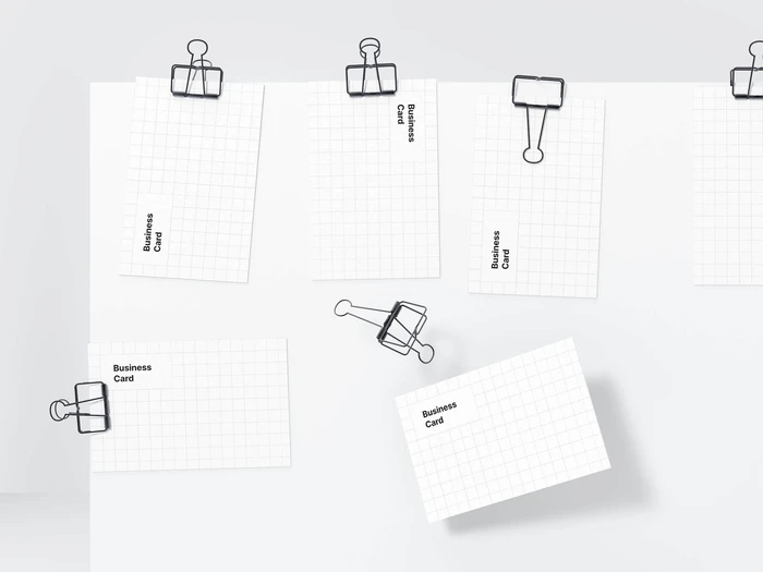 Business Card Mockups, EU-Angled, 05