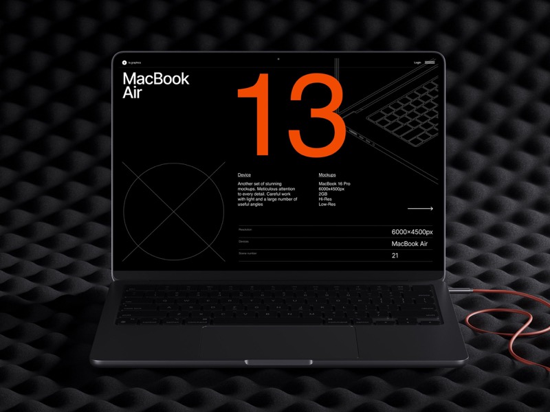E-Mockups: MacBook Air, 13