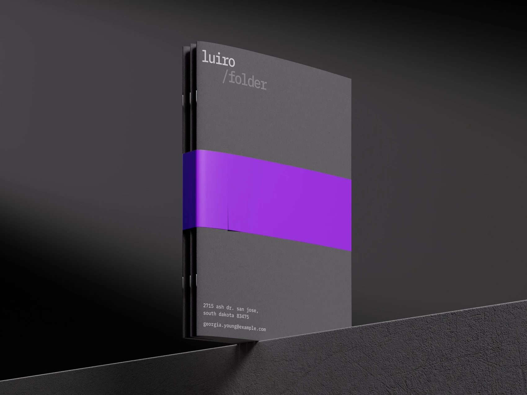 Luiro, Stylish Brochure Mockup, US 12 1