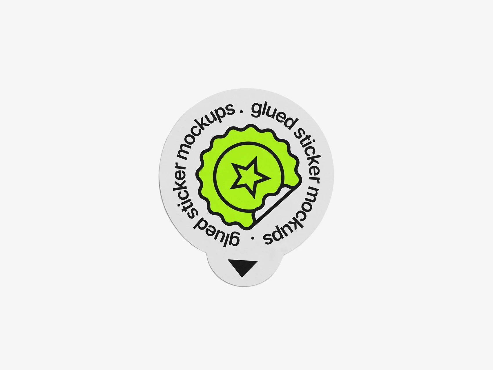 Torn Sticker Mockup, Scene 13 1