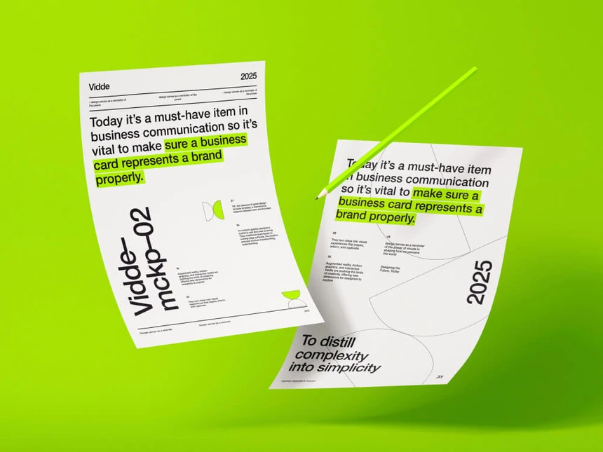 Vidde, Branding Mockups 5