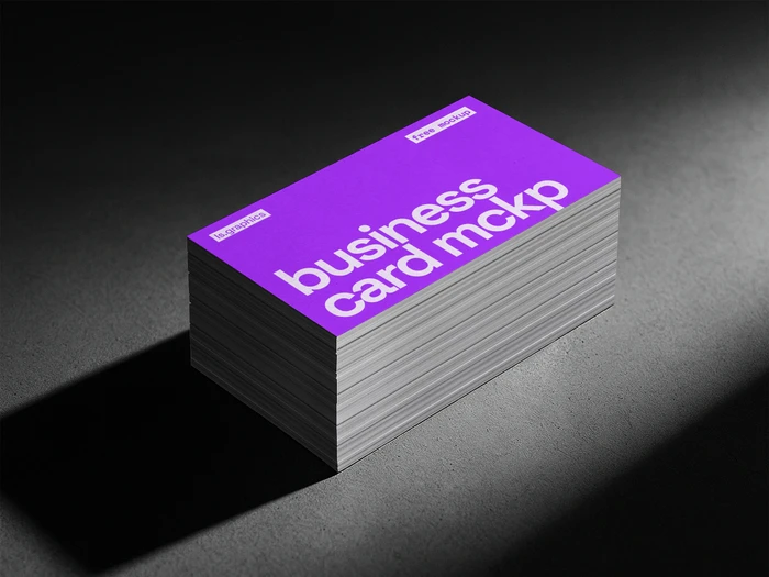 Free Business Card Mockup