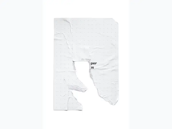 Glued Paper Mockup, EU, 01