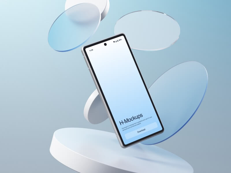 H-Mockups: Google Pixel 7a, 09