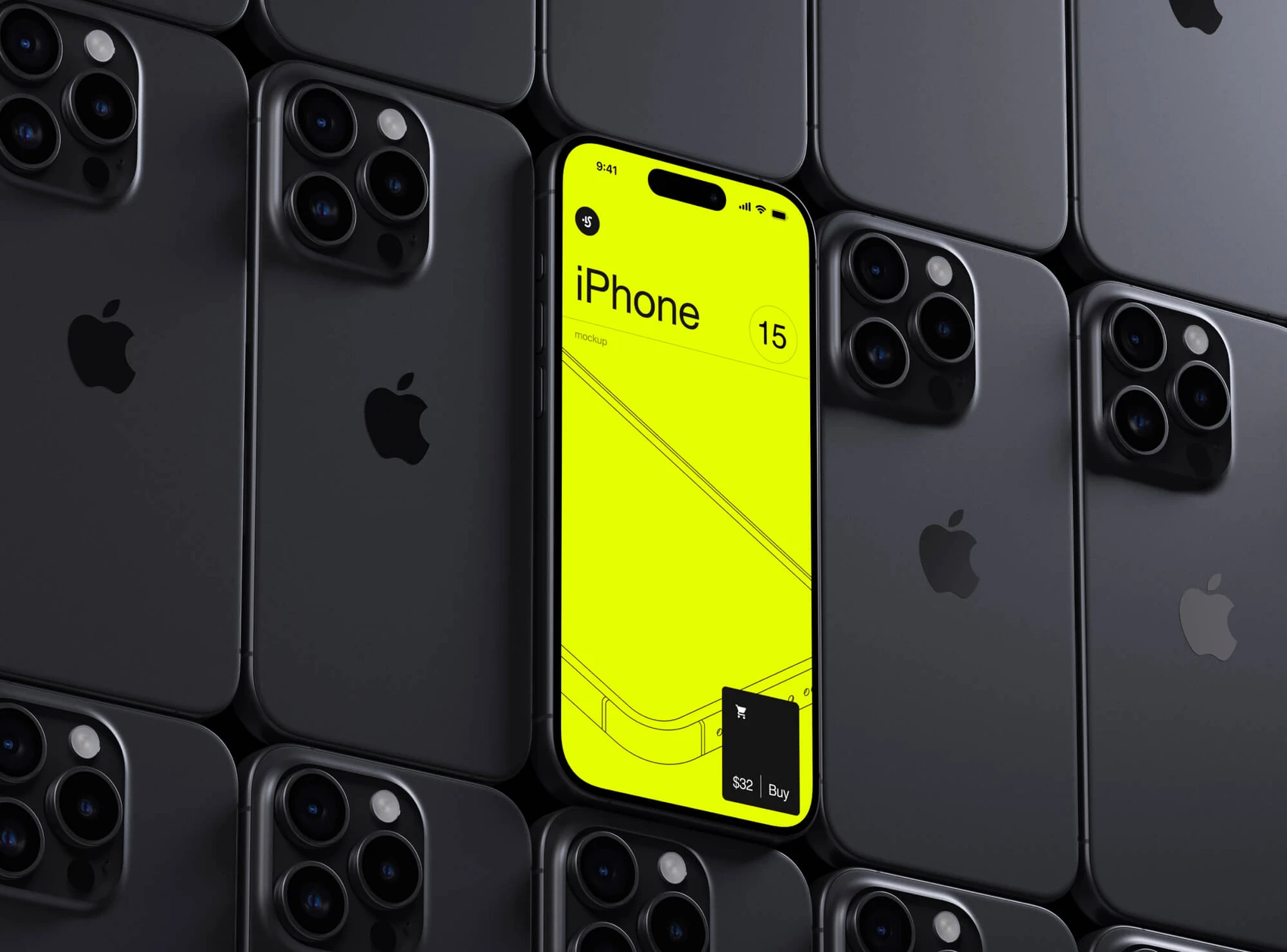 Free J-Mockups: iPhone 15 Pro 1