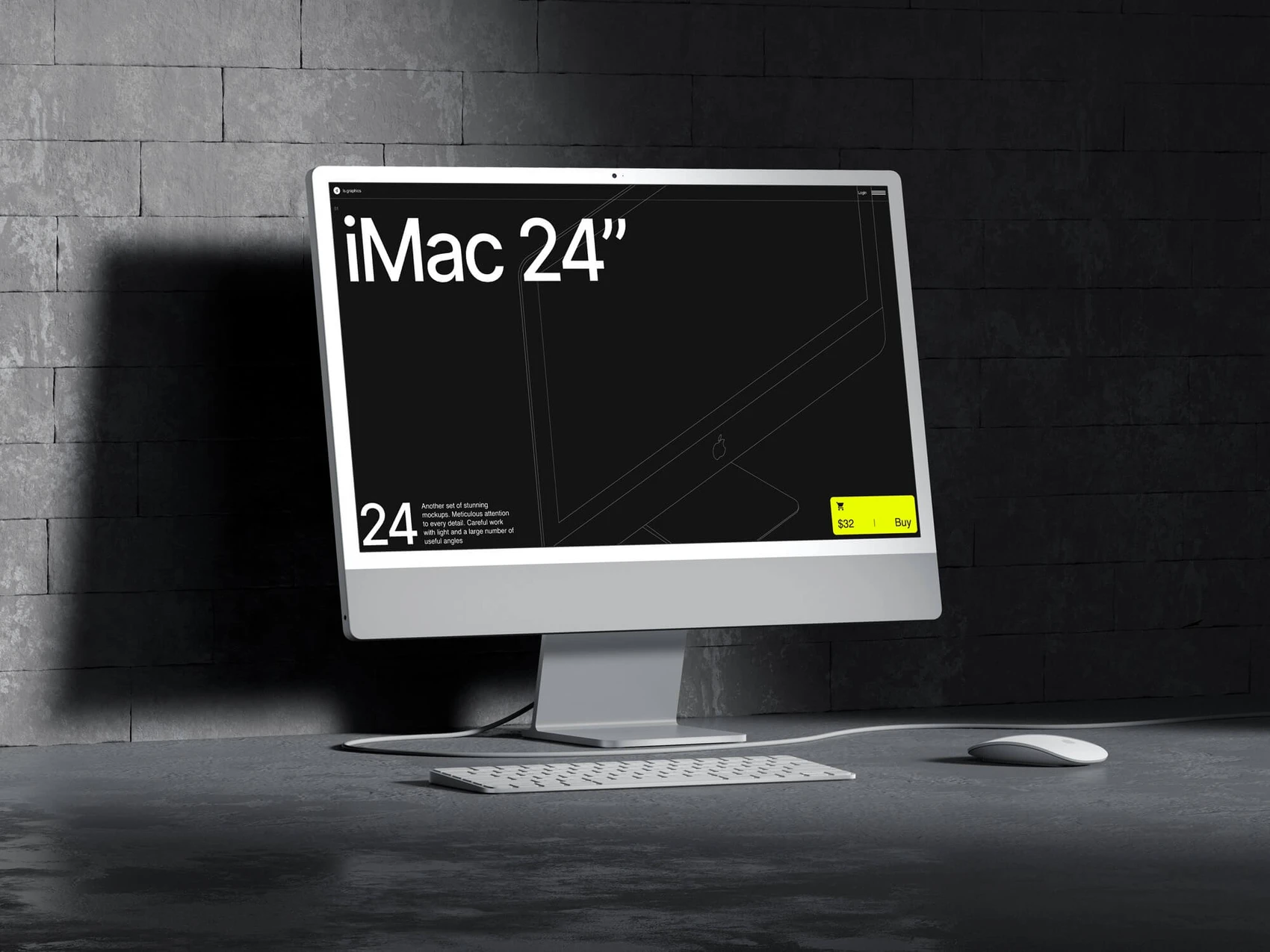 G-Mockups: iMac 24", 06 1
