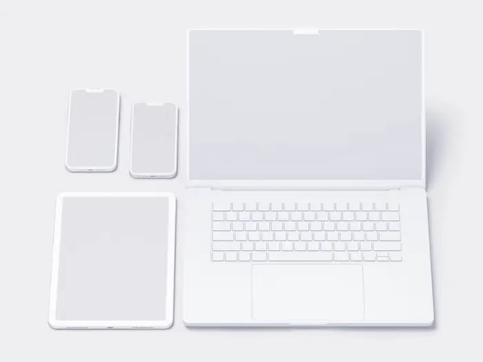 Apple Mockups Bundle, Clay, 29
