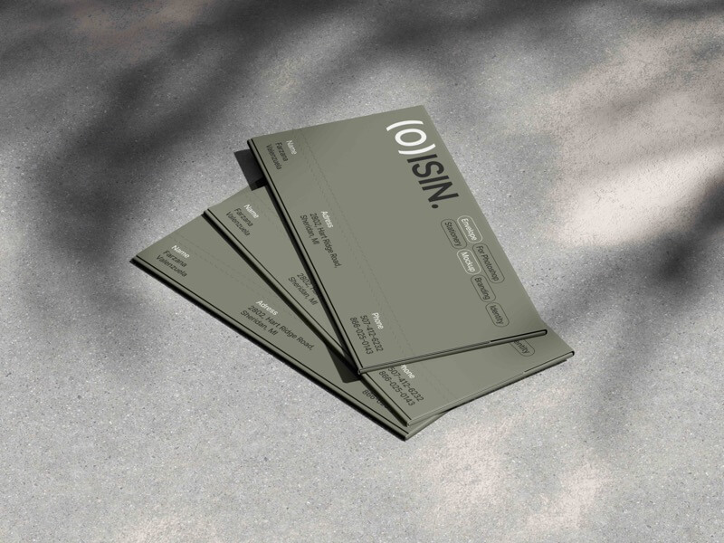 Oisin, Envelope Mockups with Beautiful Play of Light, EU, 06