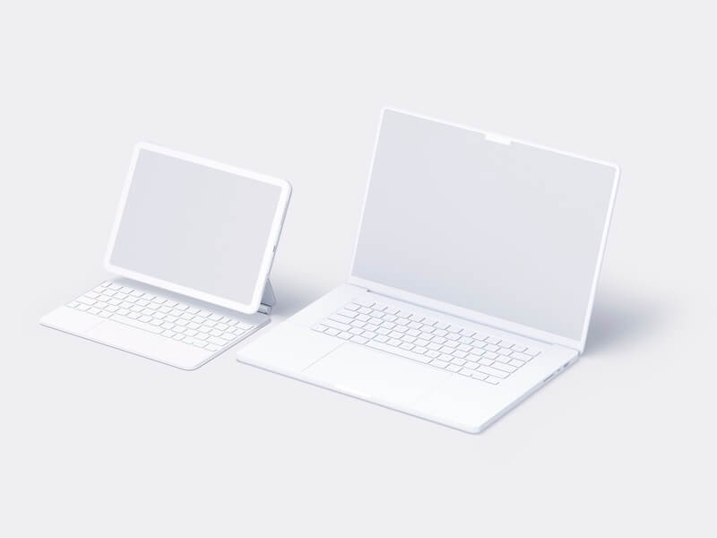 Apple Mockups Bundle, Clay, 03