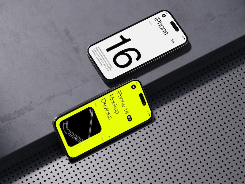 A-Mockups: iPhone 14 Pro, 16