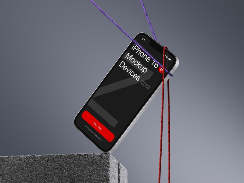 Z-Mockups, iPhone 16e, Scene 08