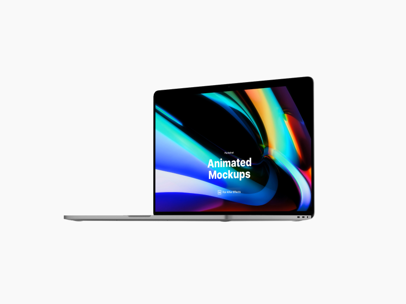 MacBook Pro Looped Animated Mockup, 04