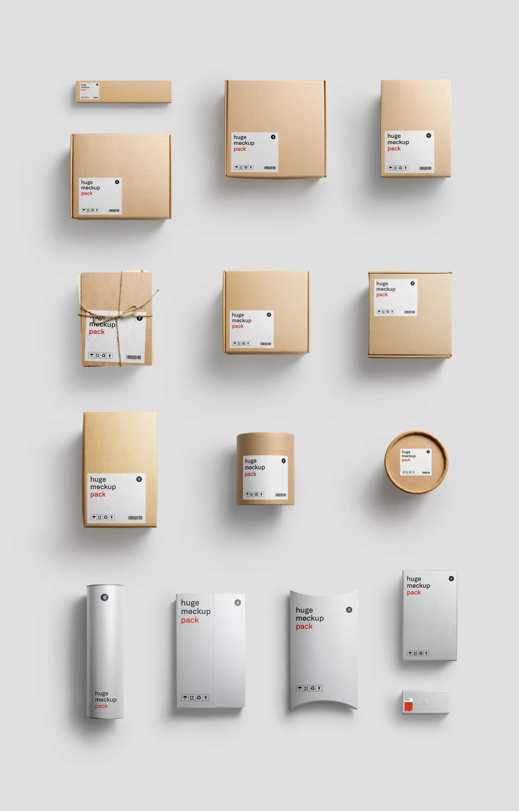 Kraft Box Mockups 8