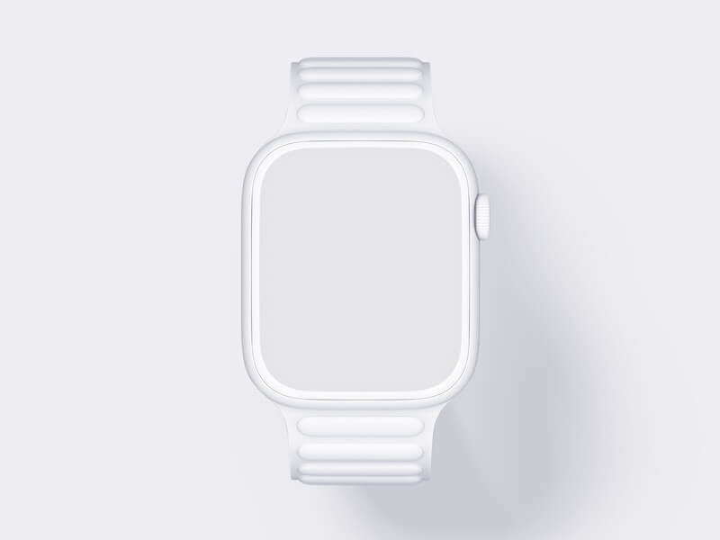 Watch Series 7 Clay Mockups, 03