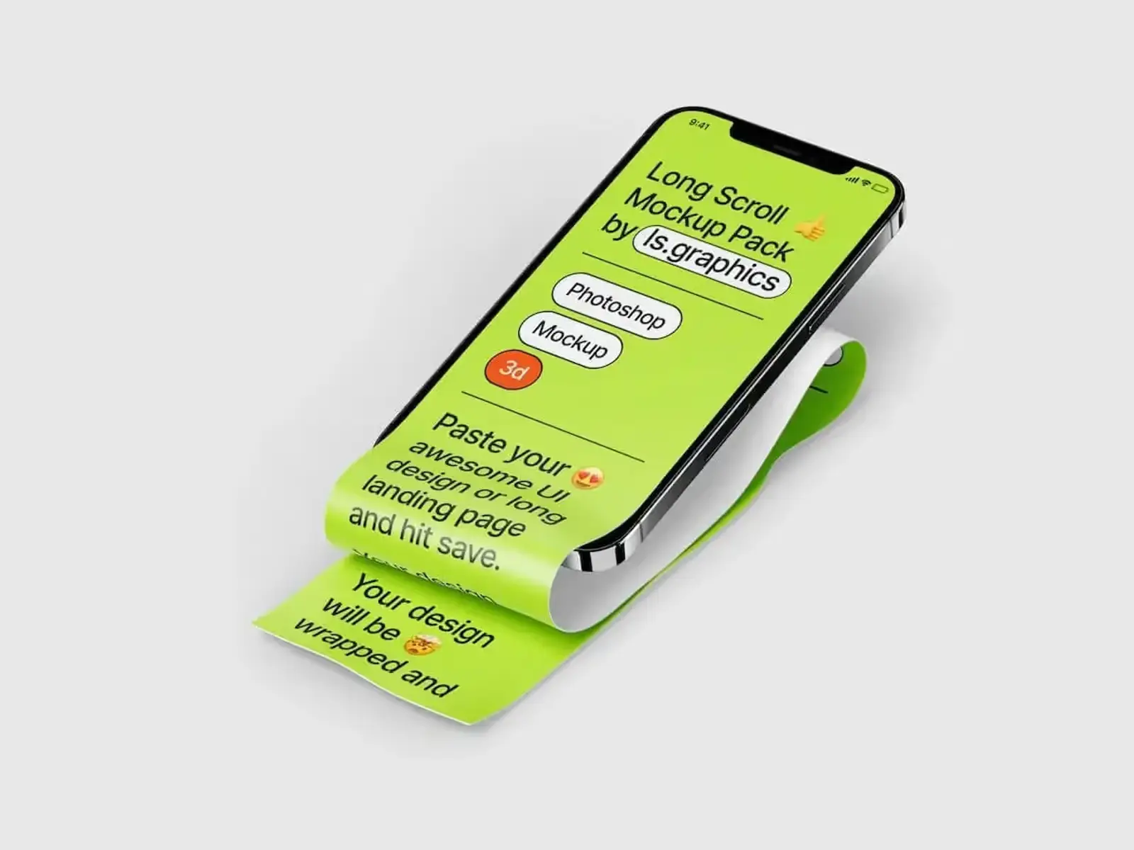 Long Scroll Mockups