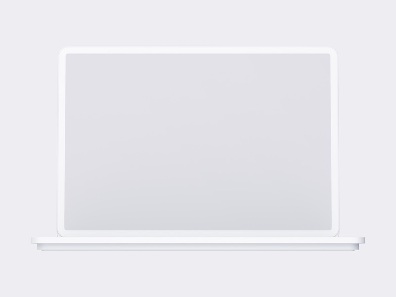 Laptop Studio Clay Mockups: 06