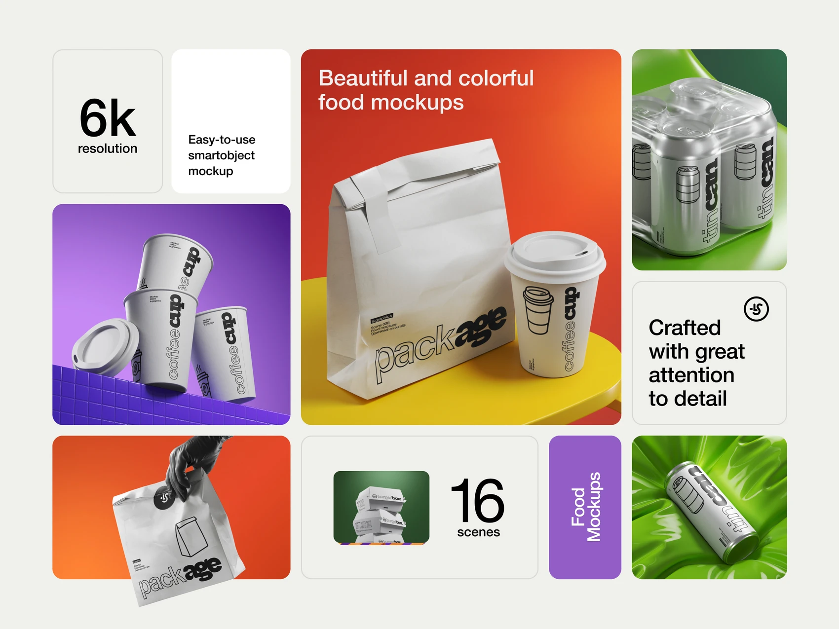 Food Packages Mockups 1