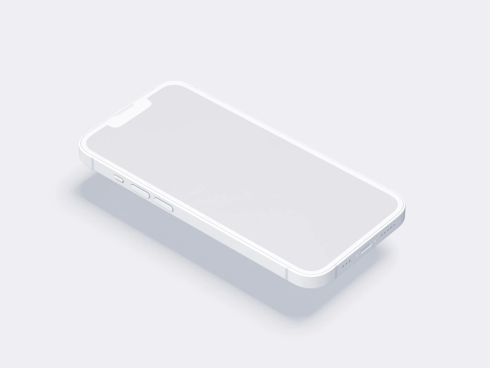 iPhone 14 Clay Mockup, 03 1