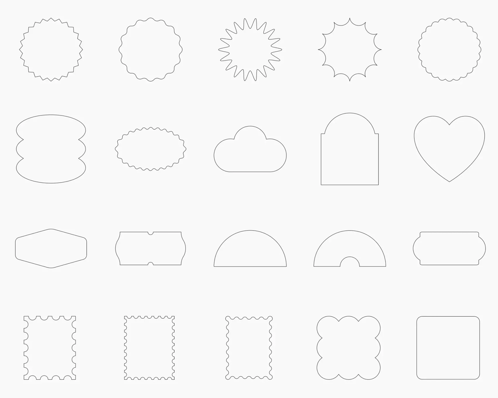 Contours Abstractions 17