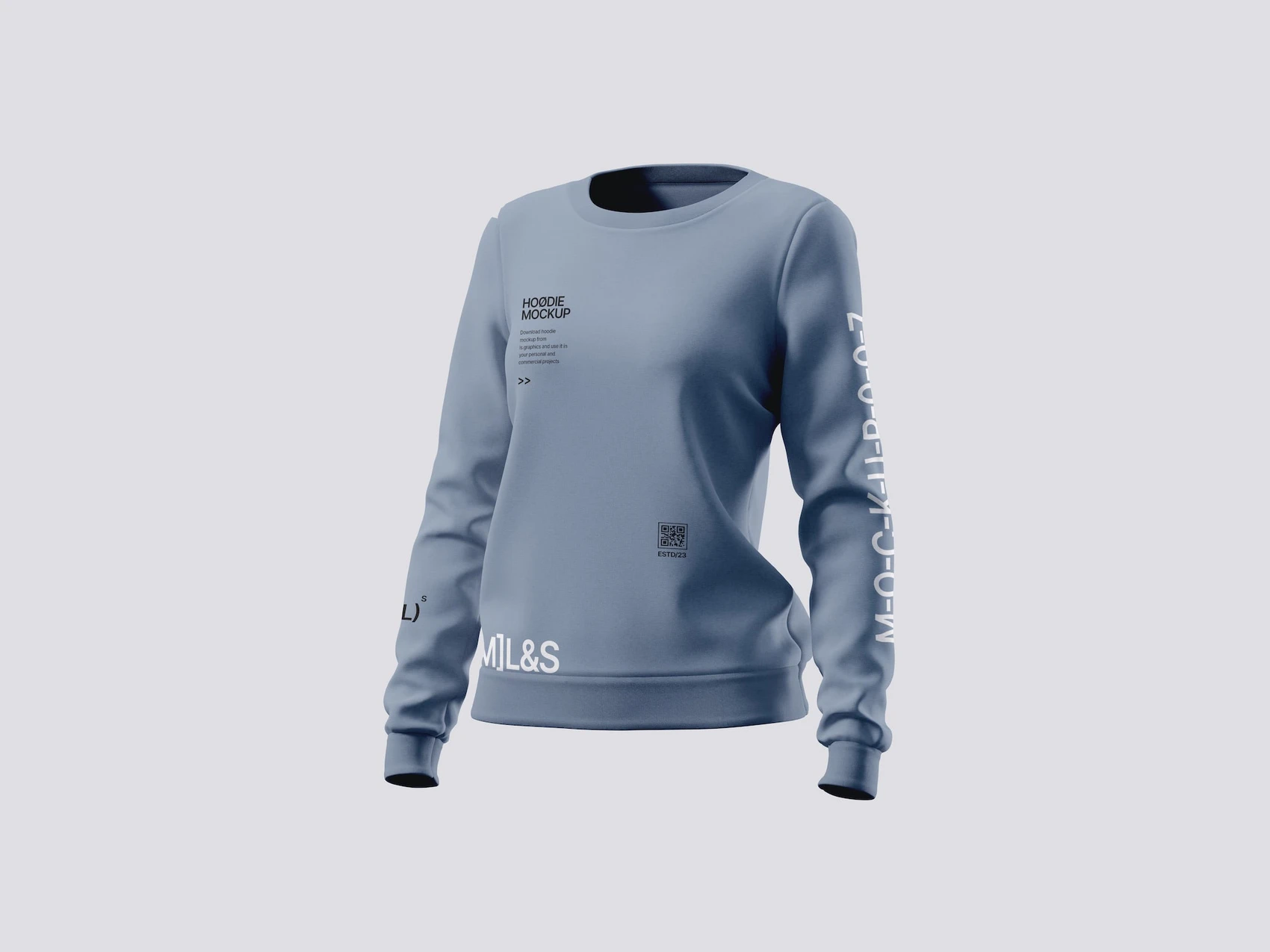 Sweatshirt front view mockup, 07 1