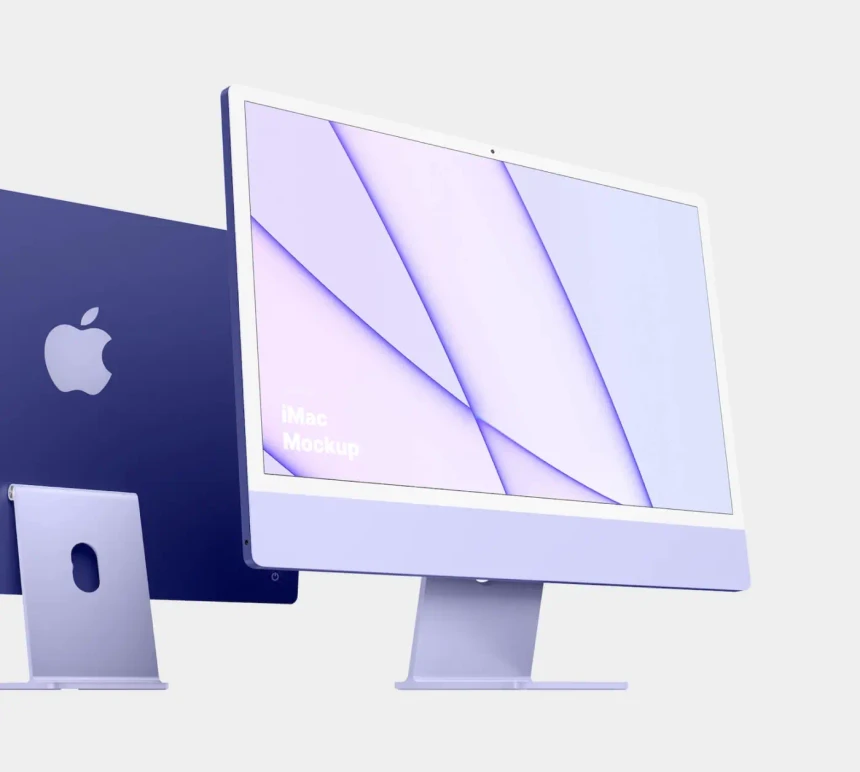 iMac 24-inch Mockups 1