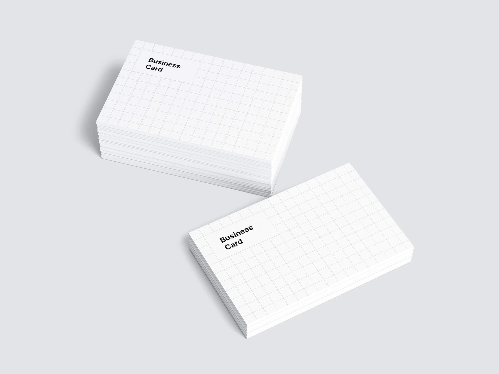 Business Card Mockups, EU-Angled, 18 1