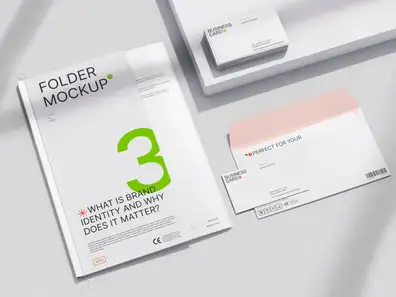 Boyne, Minimalistic Stationery Mockups, US, 13